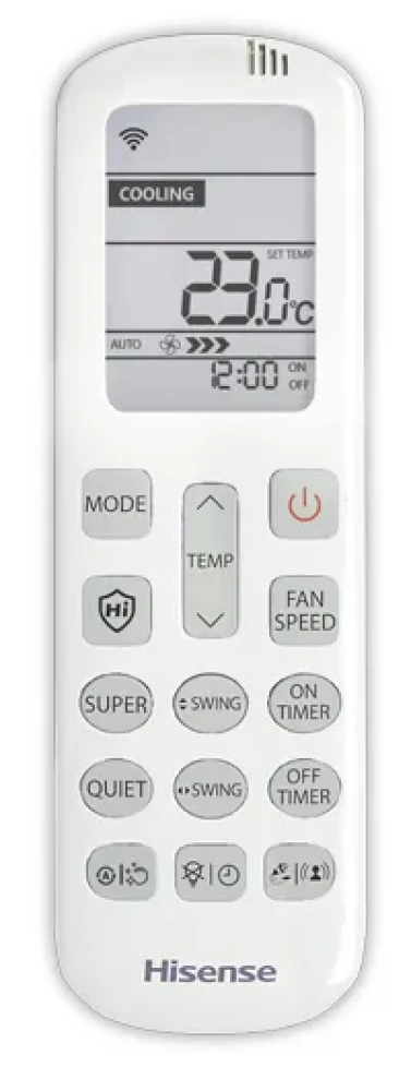 Кондиционер HISENSE Zoom DC Inverter AS-24UW4RBTKB00 Wi-Fi - фото7